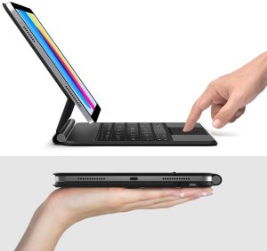 4kom.pl Etui Tech-Protect SmartCase Magnetic + Keyboard Apple iPad 10.9" 2022 / 11" 2025 Black 9
