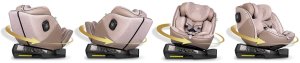 Fotelik samochodowy Nukido Fotelik samochodowy Aero Line beżowy 0-36 kg ISOFIX 7