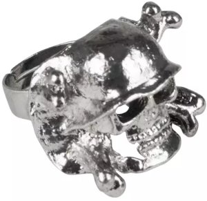 Boland Traciks Boland 00643, Fancy dress ring, Adult, Any gender, Iron, Silver, 85 g 3