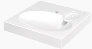 Umywalka Ideal Standard WASHBASIN CLARO+SIPHON+HANGERS 60X60CM 2