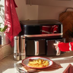 Frytkownica beztłuszczowa Russell Hobbs Airfryer 27680-56/RH Satisfry Dual Basket Air Fry 11