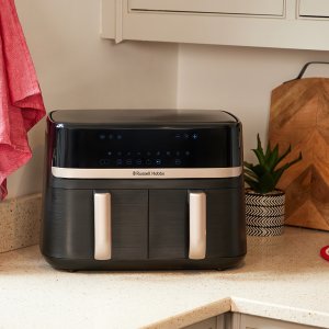 Frytkownica beztłuszczowa Russell Hobbs Airfryer 27680-56/RH Satisfry Dual Basket Air Fry 9