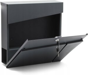 YokaHome M44B SKRZYNKA POCZTOWA NA LISTY GAZETY MODERN ANTR 12