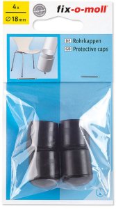 D-Link PAD CHAIR LEG 3566522 D18 BLACK 4PCS 2