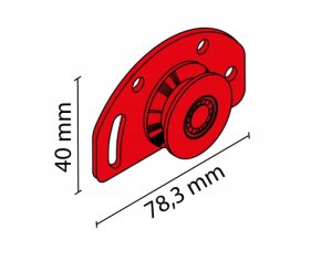 Dorr WHEEL DOOR PUSH LOWER FAST D/50 (10/50) 9