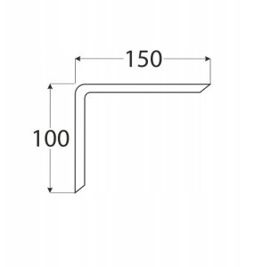 HOLDER SHELF 100X150 5210 BEECH 10