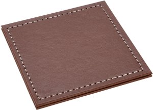 COASTER PU 4PCS 10X10CM 3ASS 2