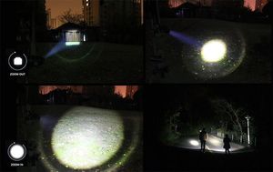 Maclean Latarka rowerowa Cree 200 lumen LED Maclean Energy + ładowarka zestaw MCE175 23