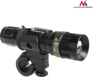 Maclean Latarka rowerowa Cree 200 lumen LED Maclean Energy + ładowarka zestaw MCE175 8