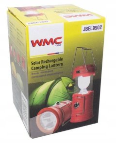 WMC TOOLS Lampa solarna LED akumulatorowa 50lm/30lm 3