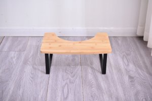 Podnóżek TOALETOWY WC Podest TABORET Łazienkowy ANTYPOŚLIZGOWY DREWNIANY 4