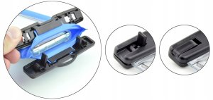 Etui wodoodporne uniwersalne z plastikowym zamknięciem AIRBAG czarne 5