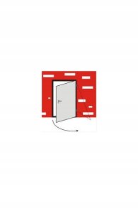 Drzwi zewn. PCV antracyt 140x210 dwuskrzydłowe 3