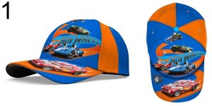 Czapka z daszkiem / dziecięca bejsbolówka Hot Wheels / rozmiar 54cm 2