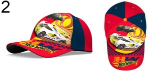 Czapka z daszkiem / dziecięca bejsbolówka Hot Wheels / rozmiar 54cm 3