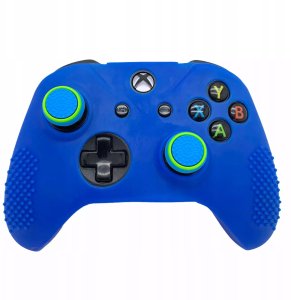 Gripy Nakładki do pada PS3 PS4 PS5 Xbox Gumki Analog Niebieski, Zielony 4x 16