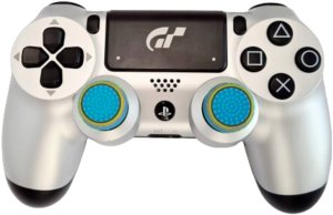 Gripy Nakładki do pada PS3 PS4 PS5 Xbox Gumki Analog Niebieski, Zielony 4x 2