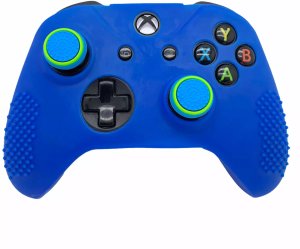 Gripy Nakładki do pada PS3 PS4 PS5 Xbox Gumki Analog Niebieski, Zielony 4x 4