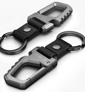 Breloczek IMPACTO GIFTS TECH-PROTECT SLIDELOCK CARABINER KEYCHAIN GUNMETAL 2