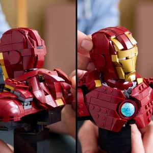 LEGO Marvel Popiersie Iron Mana MK4 (76327) 8