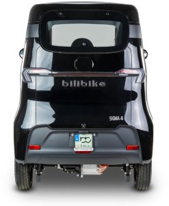 Czterokołowiec lekki, skuter elektryczny zabudowany z dachem MICRO CAR BILI BIKE SIGMA 4 LIT LiFePO4 czarny ciemne wnętrze 4