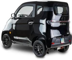 Czterokołowiec lekki, skuter elektryczny zabudowany z dachem MICRO CAR BILI BIKE SIGMA 4 LIT LiFePO4 czarny ciemne wnętrze 6