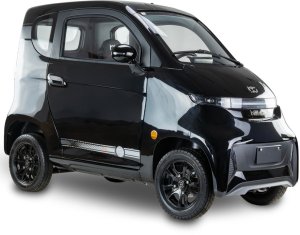 Czterokołowiec lekki, skuter elektryczny zabudowany z dachem MICRO CAR BILI BIKE SIGMA 4 LIT LiFePO4 czarny jasne wnętrze 2