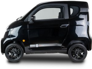 Czterokołowiec lekki, skuter elektryczny zabudowany z dachem MICRO CAR BILI BIKE SIGMA 4 LIT LiFePO4 czarny jasne wnętrze 5