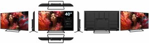 TELEWIZOR 40 cali SMART VIDAA TV LED FHD dekoder S2 DVBT2 H.265/HEVC WIFI USB MANTA 40LFV125E 8