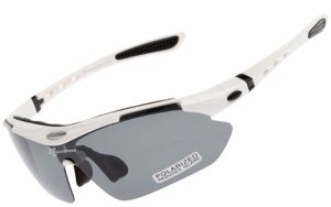 RockBros Okulary rowerowe polaryzujące 10002 Zestaw białe 3