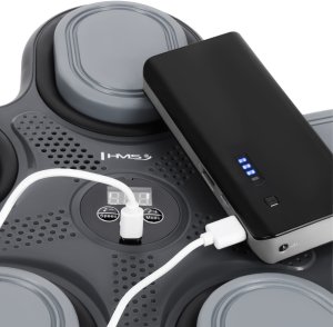 TB11 ELEKTRONICZNA TARCZA BOKSERSKA BLUETOOTH Z MUZYKĄ I RĘKAWICAMI HMS 6