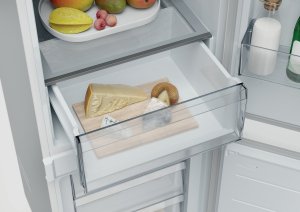 Lodówka Candy ECNBQL3518EV Refrigerator, E, Built-in, Combi, Height 1.773m, Fridge net 194 L, Freezer net 74 L, White 2