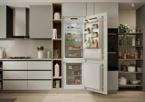 Lodówka Candy ECNBQL3518EV Refrigerator, E, Built-in, Combi, Height 1.773m, Fridge net 194 L, Freezer net 74 L, White 4