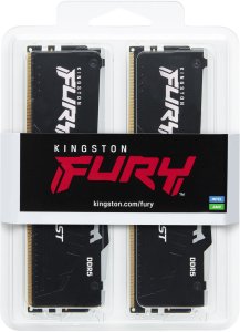 Pamięć Kingston Fury Beast RGB, DDR5, 128 GB, 5600MHz, CL36 (KF556C36BBEAK2-128) 5