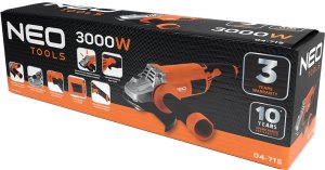 Szlifierka Neo Szlifierka kątowa 3000W, 230mm 04-715 12