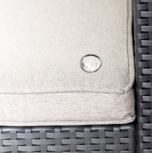 Zestaw mebli ogrodowych komplet technorattan sofa fotele stolik taras ogród 9