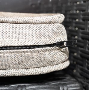 Zestaw mebli ogrodowych komplet technorattan sofa fotele stolik taras ogród 10