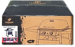 Landmann Grill gazowy 2.0 Landmann z rusztem emaliowanym 8