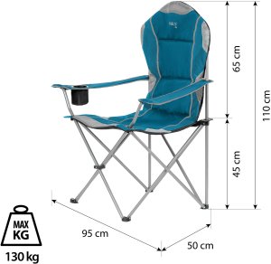 Nils Extreme NC3080 Krzesło Turystyczne Turkusowe NILS CAMP 3