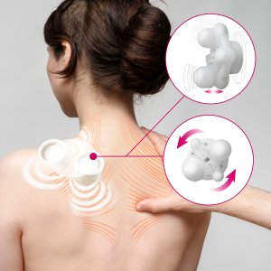 MASAŻER DO KARKU SZYI RAMION PLECÓW PAS MASUJĄCY GRZEJĄCY SHIATSU B.WELL 3