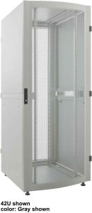 Szafa Intellinet INTELLINET 48,3 cm 19 Zoll Serverschrank Premium Line 36 HE 1767x800x1000mm HxBxT Flatpack Traglast 2000kg schwarz 2