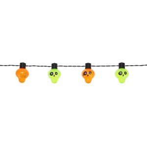 GIRLANDA HALLOWEEN CZASZKI 10LED 5