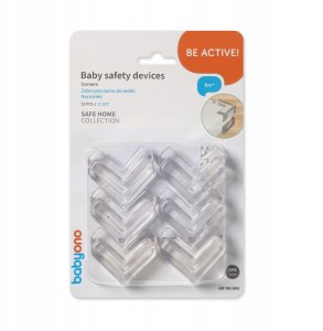SafeTeddy BABY ONO 1651 ZABEZPIECZENIA DO MEBLI NAROŻNIKI 12SZT 2