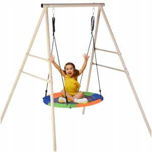 Halo-Fit Huśtawka Bocianie Gniazdo Ogrodowa Ze Stelażem Halo-Fit Fly 12