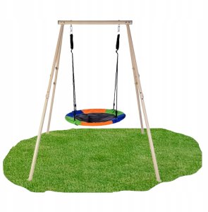 Halo-Fit Huśtawka Bocianie Gniazdo Ogrodowa Ze Stelażem Halo-Fit Fly 4