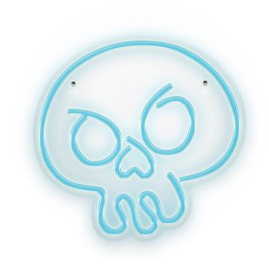 Neon PLEXI LED CZASZKA GRAFFITI turkus FPNE15 Forever Light 4