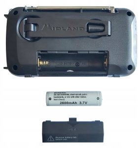Radio A-LAN Radio alarmowe Midland ER100 z akumulatorem 2600mAh 2