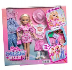 Lalka Barbie Mattel Dream Besties Malibu - Festiwalowe stylizacje (JGH87) 3