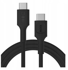 Kabel USB Green Cell USB-C - USB-C 2 m Czarny (KABGC100PS200PB) 2