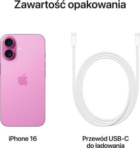 Smartfon Apple iPhone 16 5G 8/128GB Różowy (MYEA3QL/A) 9